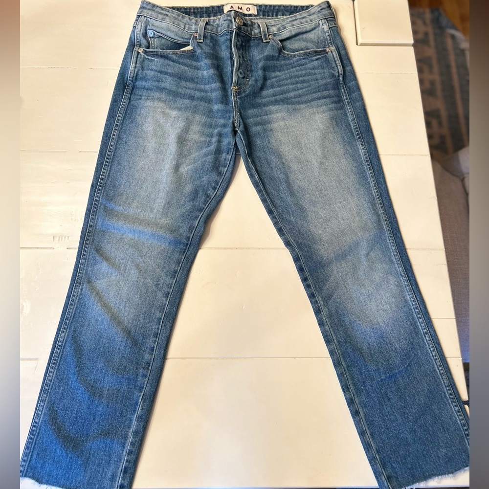 AMO Tomboy Crop Denim